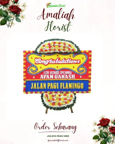 Sewa Papan Bunga Empanang